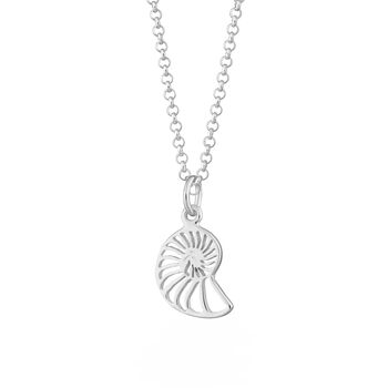 Sterling Silver Shell Necklace, 11 of 11