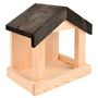 Wall Mounted Wooden Bird Feeding Table With Apex Roof, thumbnail 4 of 8