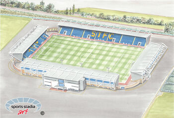 Shrewsbury Town Fc New Meadow Stadium Art Print, 2 of 3