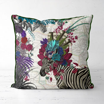 African Zebra Decorative Cushions, 2 of 5