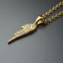 Angelina Diamond Wing Pendant And Chain, thumbnail 3 of 3