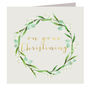 Gold Foiled Christening Card, thumbnail 2 of 5