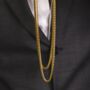 Mens Gold Plated 5mm Miami Cuban, Sterling Silver Chain, thumbnail 11 of 12