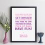 Personalised Family Rules Print, thumbnail 5 of 11