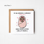 Personalised Congratulations New Baby Girl Card With Choice Of Skin Tone, thumbnail 3 of 3