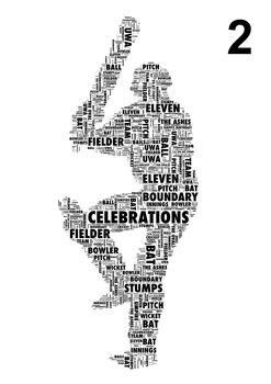 Cricketer Personalised Print, 3 of 3