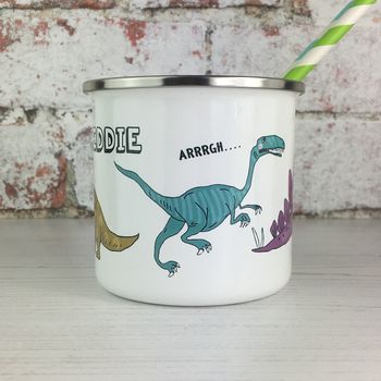 Dinosaur Enamel Mug, 4 of 6