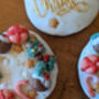 Personalised Hand Decorated Christmas Pudding Biscuits, thumbnail 5 of 5