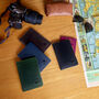 Handmade Real Leather Passport Cover, thumbnail 1 of 12