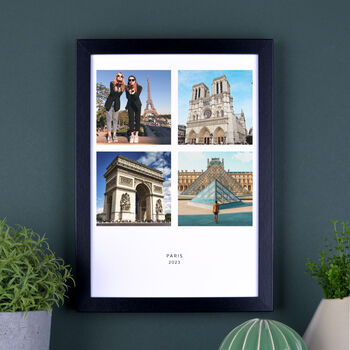 Personalised Four Photos Holiday Print, 5 of 8
