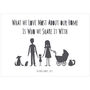 Personalised My Family Silhouette Print, thumbnail 3 of 10