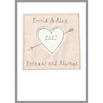 Personalised Cupids Arrow Engagement Card, 6 of 9