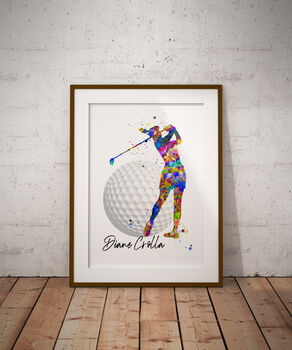 Golf Personalised Print, 3 of 3