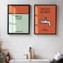 Set Of Two Personalised Monopoly Print And Waterworks, thumbnail 7 of 11