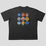 Rangers Football Beer Mats Oversized T Shirt, thumbnail 6 of 10