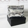 Sequin Embellished Clutch Bag, thumbnail 1 of 5