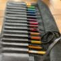 Pencil Tool Case Roll On Leather Extra Long, thumbnail 3 of 9
