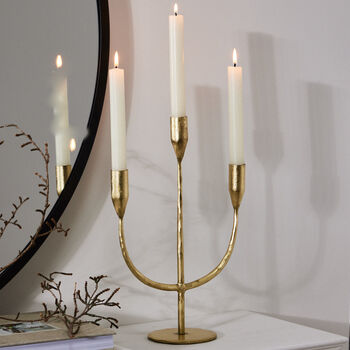 Luxury Gold Wave Candle Holder Centrepiece, 4 of 7
