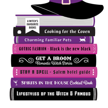 Booked Up For Halloween, Funny, Book Lovers Card, 3 of 7