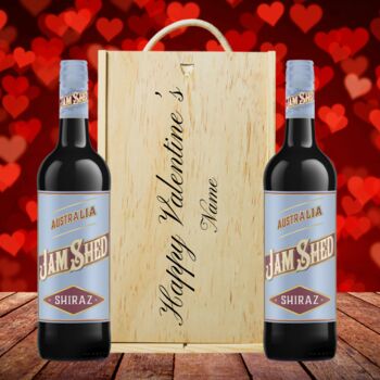 Personalised Jam Shed Red Wine Gift Set For Occasions, 4 of 8