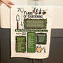 70 Years Of Gardening 70th Birthday Gift Tea Towel, thumbnail 5 of 6