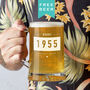 Personalised Name And Birth Year Beer Tankard, thumbnail 1 of 5