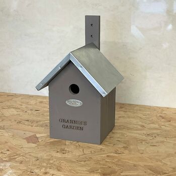 Personalised Wooden Bird House, 3 of 4