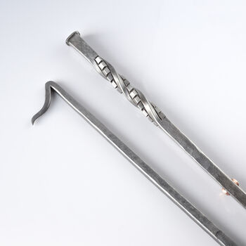 11th Anniversary Gift, Personalised Steel Poker. Choice Of Three Designs, 4 of 12