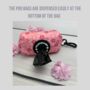 Pink Floral Dog Poo Bag Holder, thumbnail 3 of 5
