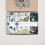 Tea Towel And Recipe Cards Gift Box Garden Birds, thumbnail 1 of 7