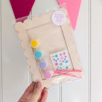Father's Day Diy Decorate Your Own Photo Frame Kit, 2 of 6