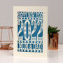 Personalised Papercut Happy New Year Card A5, thumbnail 8 of 11