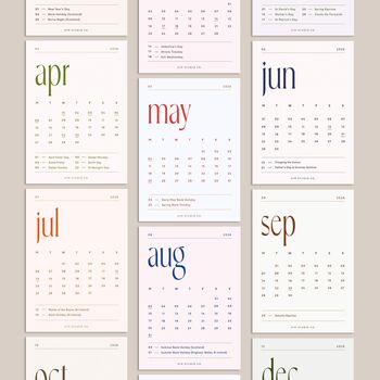 Personalised 2026 Diary And Desk Accessories Gift Set For Her, 12 of 12
