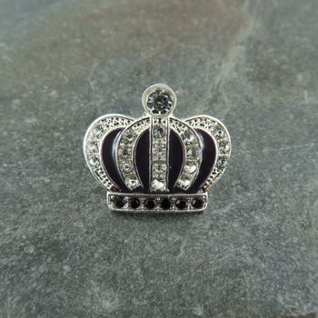 British Royal Crown Lapel Pin Brooch, 2 of 3