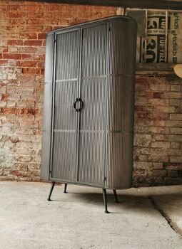 Xl Art Deco Style Storage Cabinet, 3 of 4