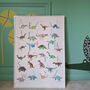 Dinosaur Alphabet Print, thumbnail 3 of 5