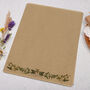 A4 Kraft Letter Writing Paper With Botanicals, thumbnail 3 of 4