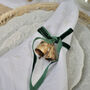 Christmas Bells With Velvet Ribbon Set Of Two Pairs, thumbnail 4 of 7