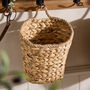 Rope Finish Hyacinth Wall Basket, thumbnail 2 of 4