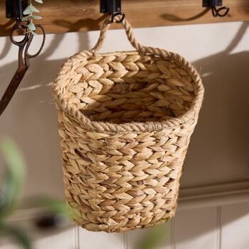 Rope Finish Hyacinth Wall Basket, 2 of 4