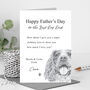 Springer Spaniel Father's Day Card From The Dog, thumbnail 1 of 4