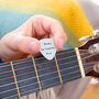 Personalised 'My Rockstar Hero' Guitar Pick Keyring, thumbnail 3 of 11
