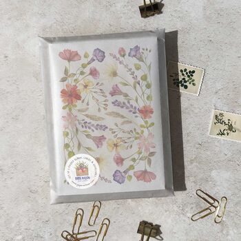 Delicate Floral Watercolours Note Cards And Envelopes, 5 of 7