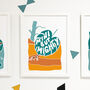 'Mini/Small But Mighty' Kids Positive Leaf Print, thumbnail 1 of 3