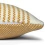 Festivity Wool Cushion Yellow Rectangle, thumbnail 6 of 6