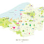 Personalised Somerset Map: Add Favourite Places, thumbnail 3 of 3