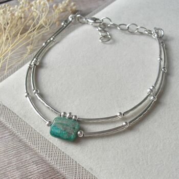 Kyanite Silver Rope Bracelet, 2 of 6