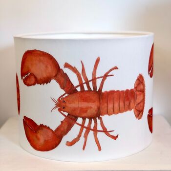 Red Lobster Cornwall Handmade Shade, 2 of 4