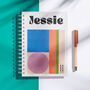 Personalised Minimalist Abstract Notebook, thumbnail 1 of 6
