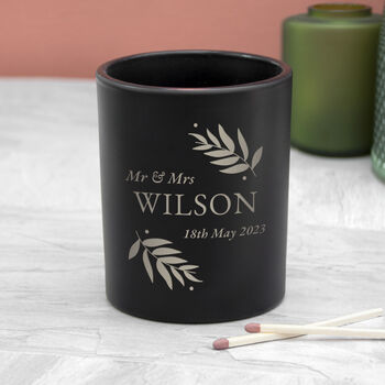 Personalised Wedding Date Candle Holder, 2 of 8
